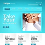  White u0026 Cián Business Website Template honlap készítés
