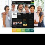  Fehér és fekete Marketing Ügynökség honlap sablon honlap készítés