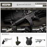  Gun Shop Katonai Web Webáruház készítés
