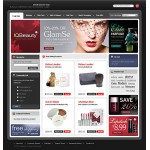 Webáruház készítés  Black u0026 White kozmetika Store Magento téma 