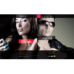 Webáruház készítés  Fekete kozmetikai bolt Magento téma 