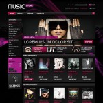  Music Store Music Web Webáruház készítés