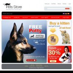  White Pet Shop Magento téma webáruház készítés