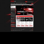  Fekete Magento Autóalkatrészek Sablon webáruház készítés
