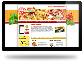 pizza nyíregyháza webáruház készítés
